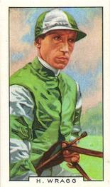 1936 Gallaher Famous Jockeys #9 Harry Wragg Front